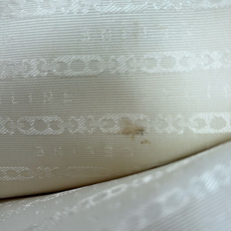 Celine Handbag Boogie Bag Orange and White Leather