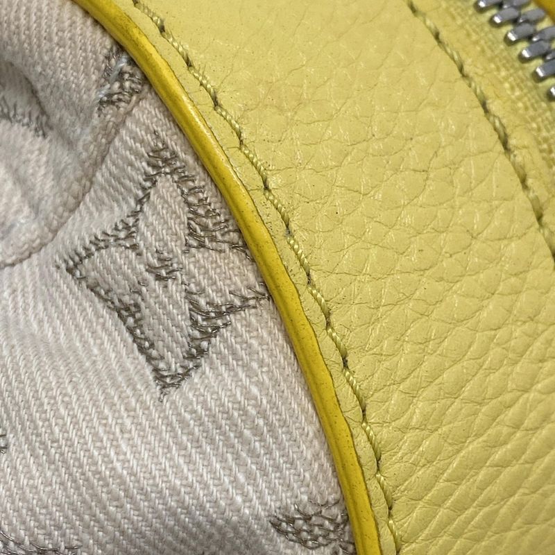 Louis Vuitton Handbag Monogram Denim Speedy Round M40709 Jeanne