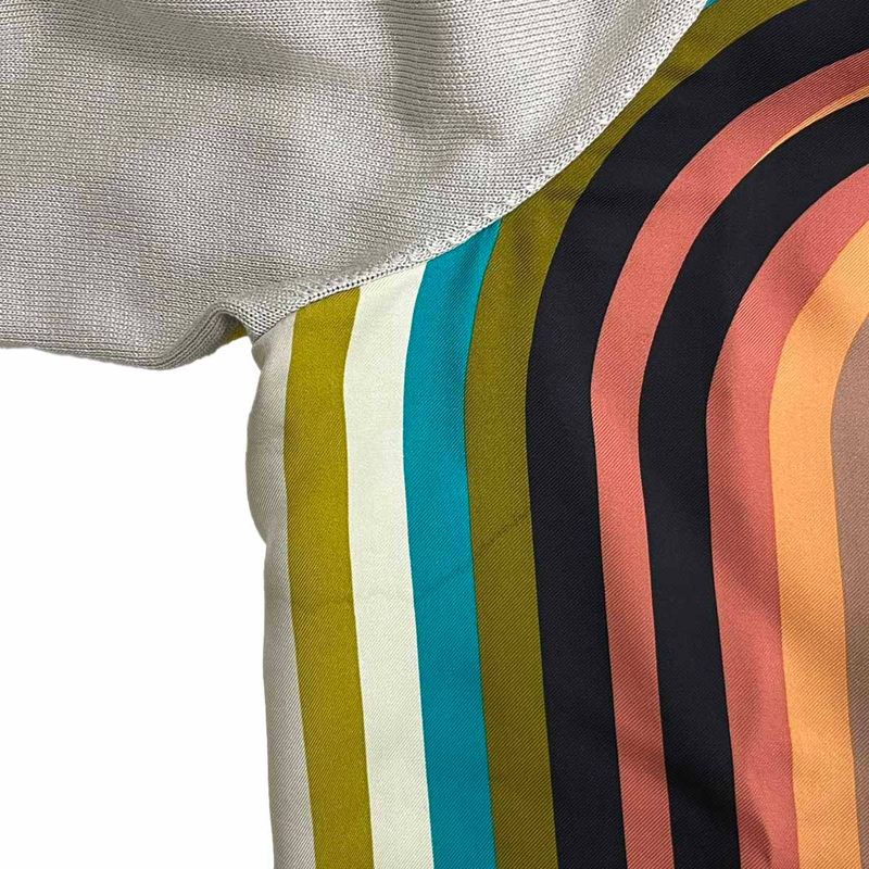 Hermes 19aw Twillene Silk Knit Dress Mix 42