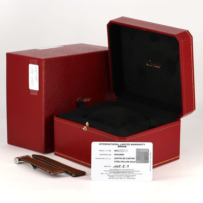 Cartier Santos de Cartier Lm Combi W2sa0009 SS Xyg Automatic