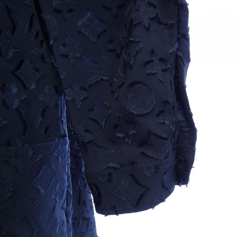 Louis Vuitton Reverse Monogram Fil Coupe Shirt Dress Fpdr05xey Dress