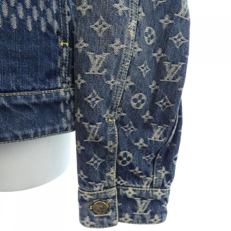 Louis Vuitton Giant Damier Wave Monogram Nigo Hja10wuzc Denim Jacket