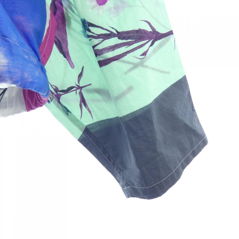 Louis Vuitton Flower Poplin Patchwork Hoodie His79wtxb Parka