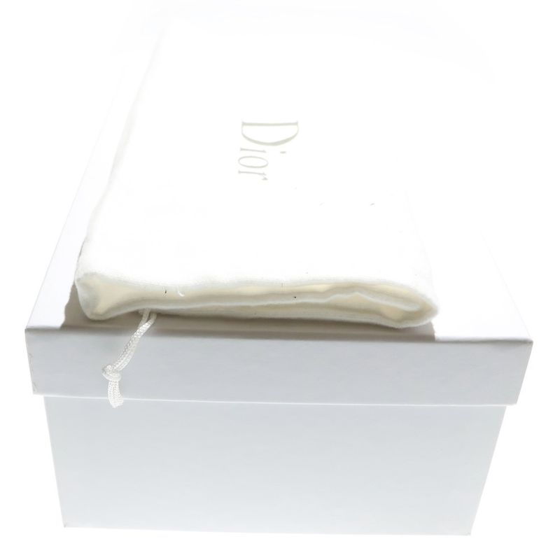 Dior Homme B25 Side Zip Logo Print High Cut Shoes Knit Socks Sneakers Black