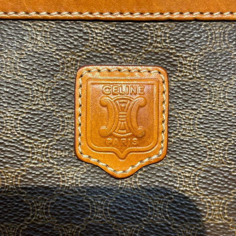 Celine ⑤ M90 Macadam Handbag Women Brown