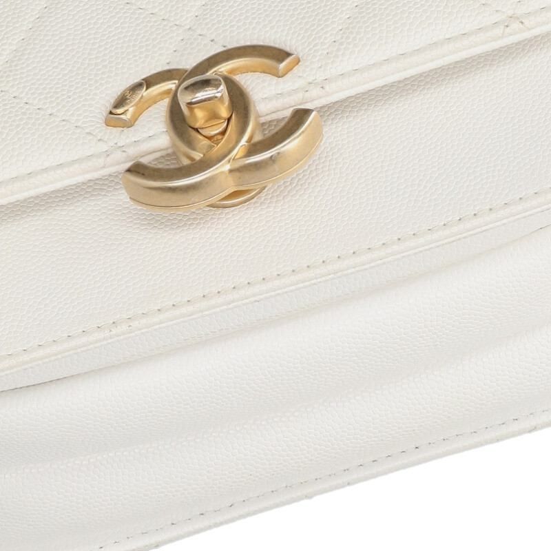 Chanel Matelasse Coco Mark Quilted Shoulder Bag Women