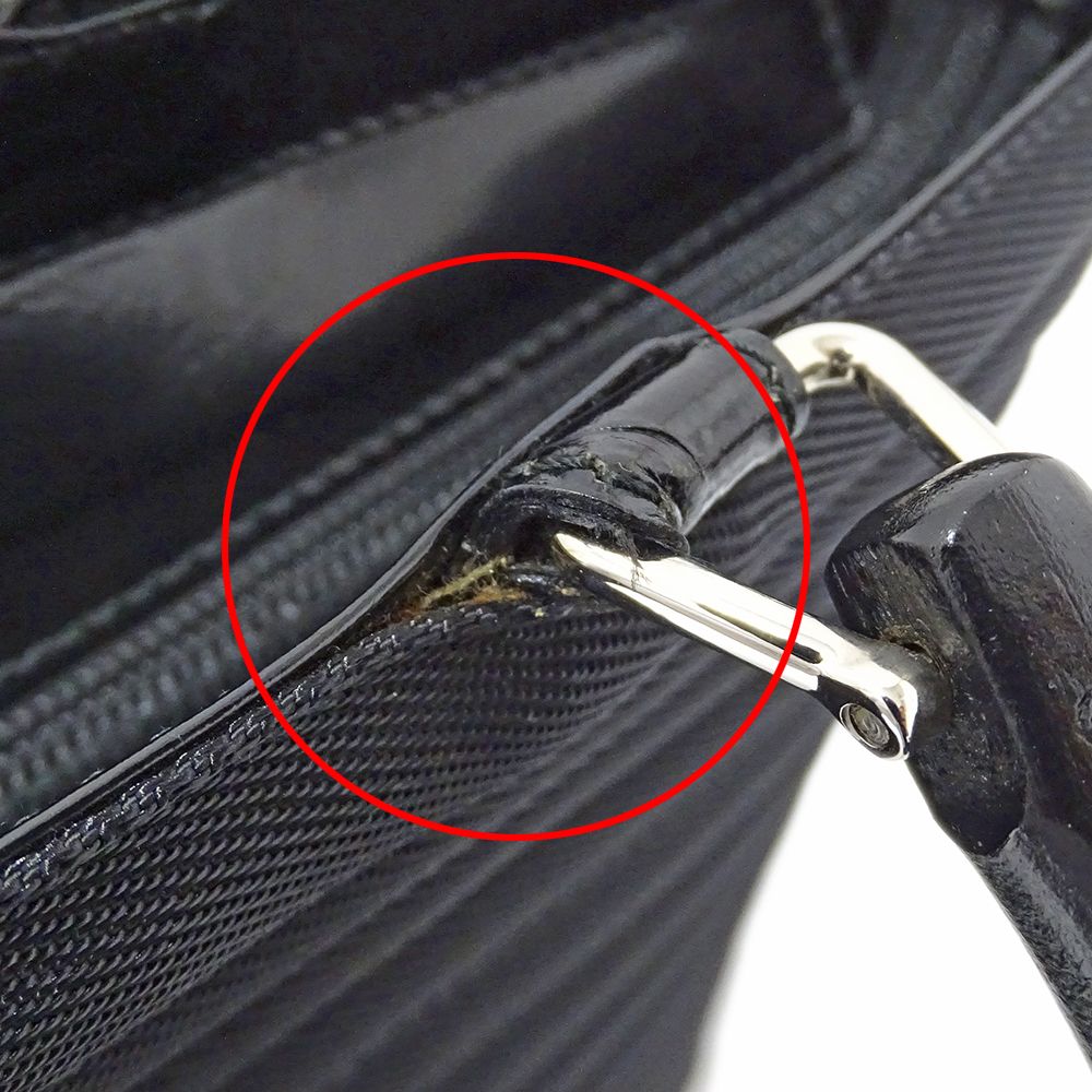 Gucci Bag Ladies Brand Handbag Shoulder Bag 2way Bamboo Nylon Black 000 1998