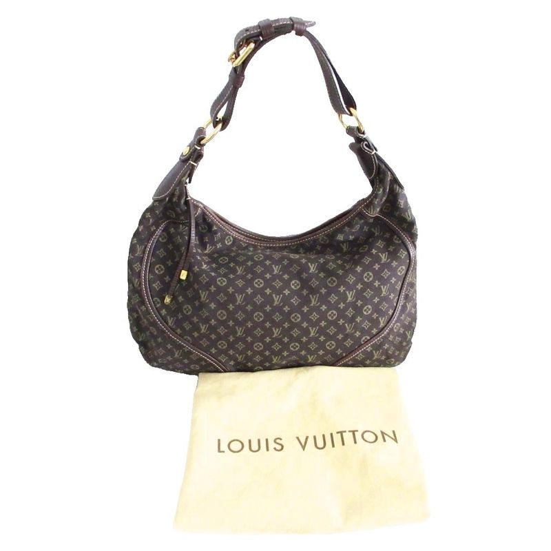 Louis Vuitton Manon MM Monogram Mini Lin M95619 One Shoulder Bag Leather with