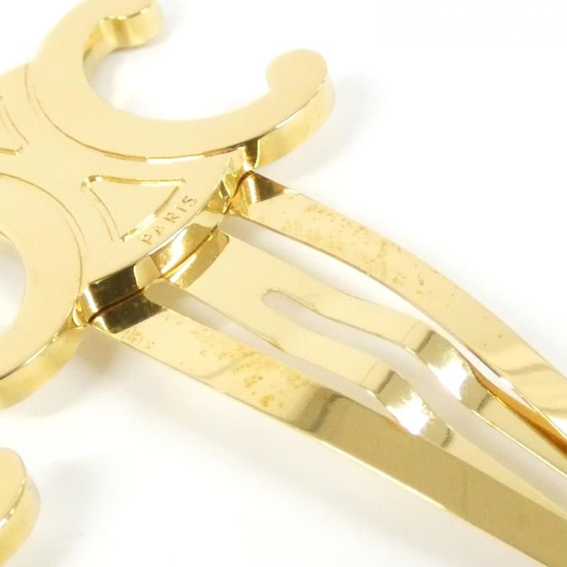 Celine Triomphe Snap Clip 46z656bsl Hair Clip