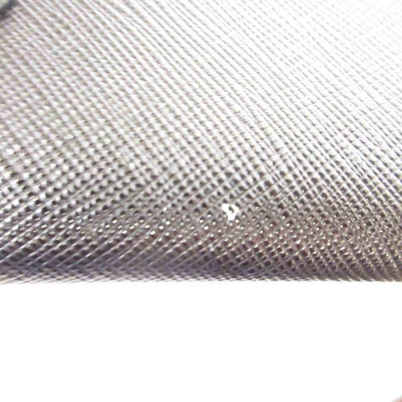 Good Prada Saffiano Leather Heart Motif Turnlock Chain Wallet Bt770c Black