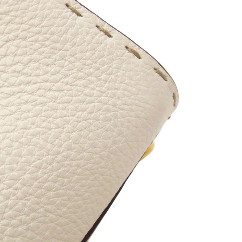 Fendi Peekaboo Mini Selleria 2WAY Handbag Calf Women