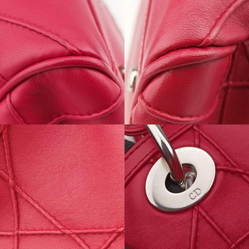 Christian Diorchristian Dior Granville Red Lambskin 09-bo-0172