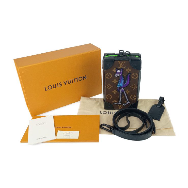 New Used Unused Exhibit Louis Vuitton Shoulder Bag Soft Trunk Phone Box M80144