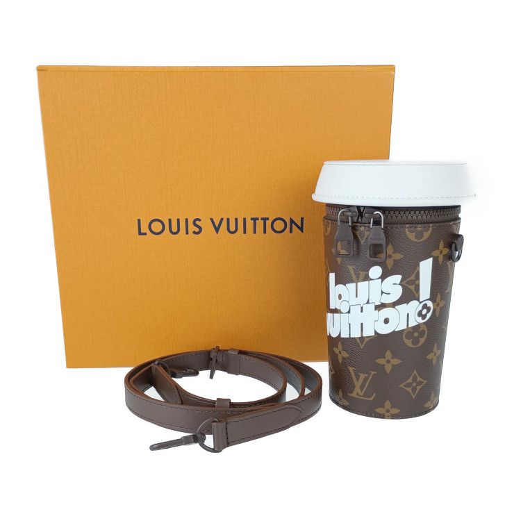 New Used Unused Exhibit Louis Vuitton Shoulder Bag Everyday LV Coffee Cup