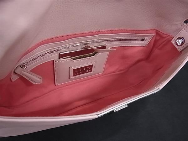 Fendi Handbag Mamma Baguette Monster Series Br600 V04 Pink Multicolor Leather