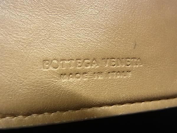 Bottega Veneta Wallet Intrecciato Fold Wallet 121060 Beige Leather Unisex