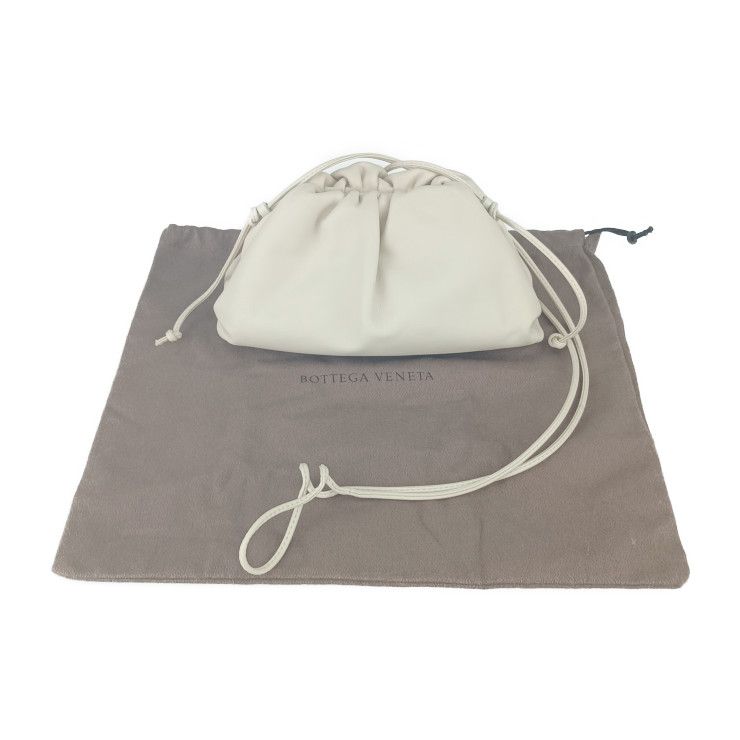 Bottega Veneta Shoulder Bag Mini The Pouch 585852 Vcp40 Plaster Light Beige