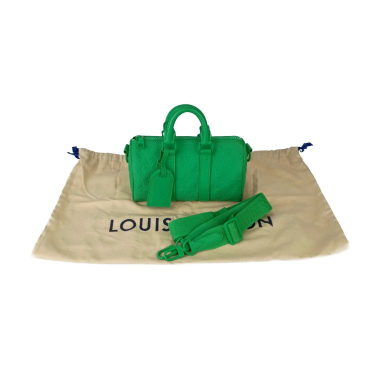 Louis Vuitton Handbag Keepall Bandouliere 25 M20929 Minty Green Taurillon