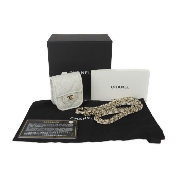 Chanel Airpods Case 2nd Generation Exclusive Other Accessories Ap1647 Caviar