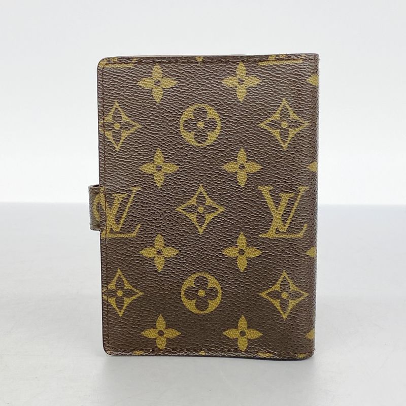 Louis Vuitton Notebook Cabas Monogram Agenda PM R20005 Brown Men Women Unisex