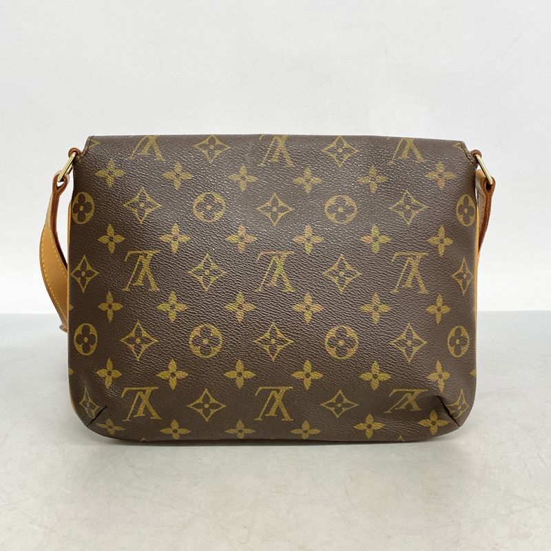 Louis Vuitton Shoulder Bag Monogram Musette Tango Short Strap M51388 Brown