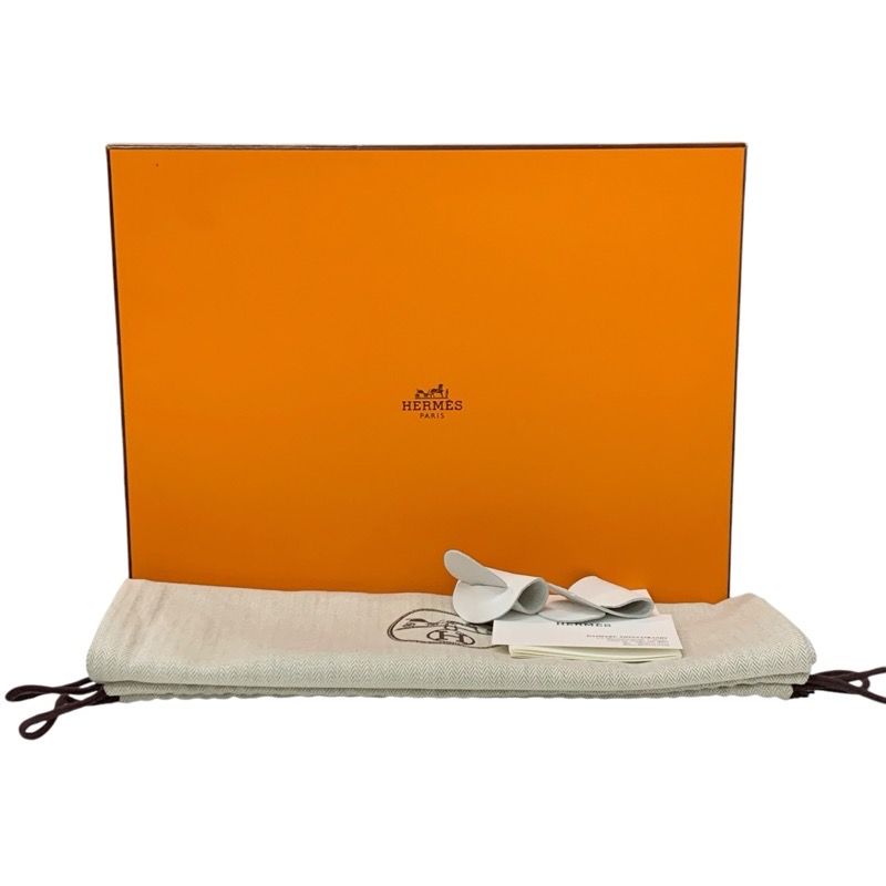 Hermes Daydream Sneakers Shoes Leather White Silver Kelly Hardware Punching