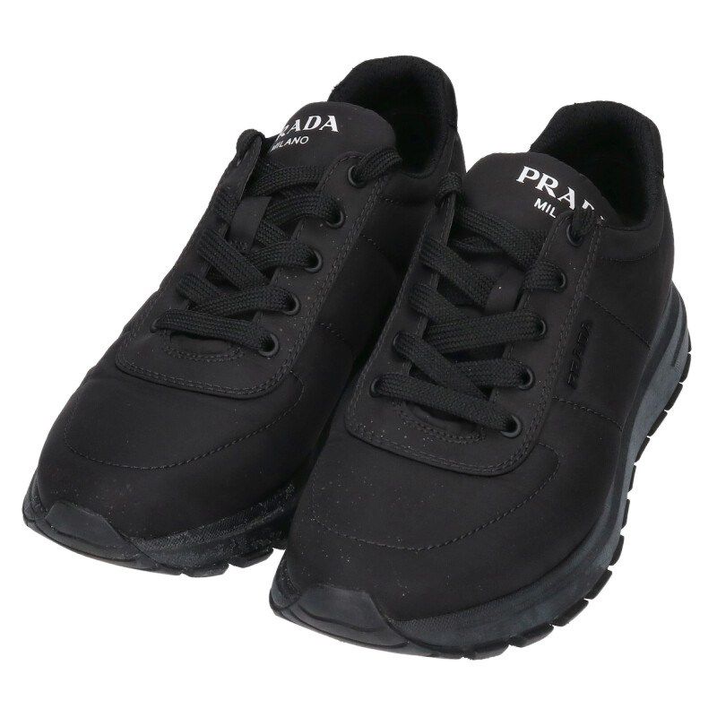 Prada 4e3476 Nylon Low Cut Sneakers Men's 7