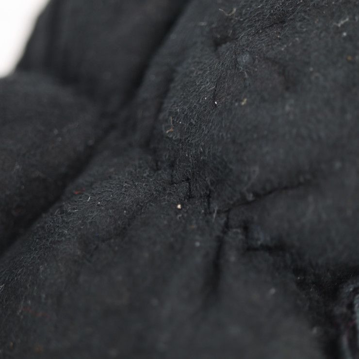 Louis Vuitton Muff Sher Ring Lamb Gloves M76454 Mouton Black Monogram Mitten