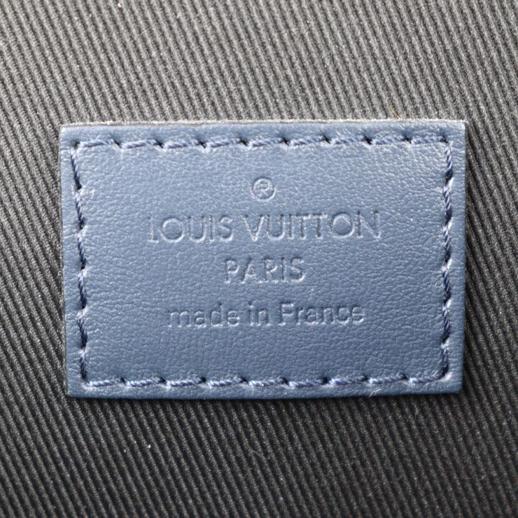 Louis Vuitton Christopher Messenger Shoulder Bag M58475 Taurillon Leather Blue