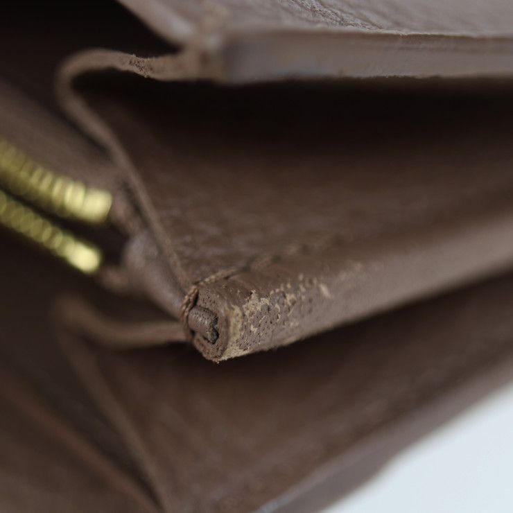 Louis Vuitton Portefeuille Capucines Long Wallet M62075 Taurillon Leather Taupe