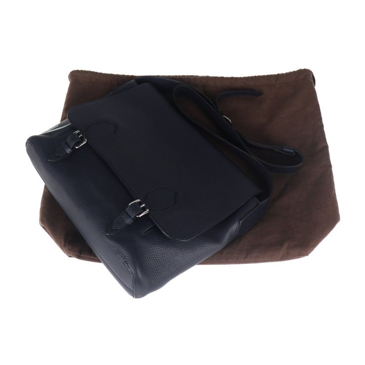 Louis Vuitton Eastside Messenger Shoulder Bag M53465 Taurillon Leather Navy