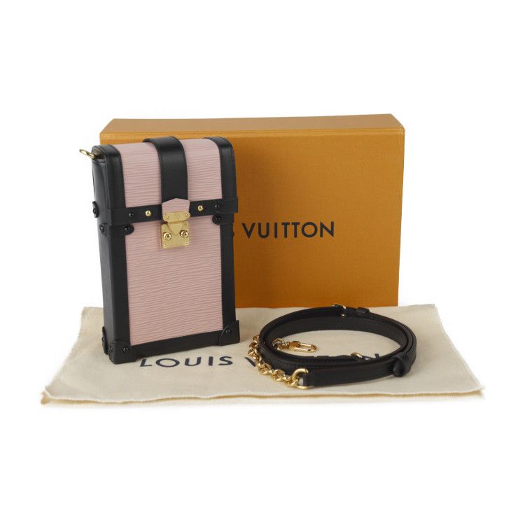 Louis Vuitton Pochette Trunk Vertical Shoulder Bag M67872 Leather Calf Leather