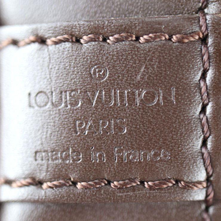 Louis Vuitton West End PM Boston Bag N41130 PVC Calf Ebne Brown Gold Hardware