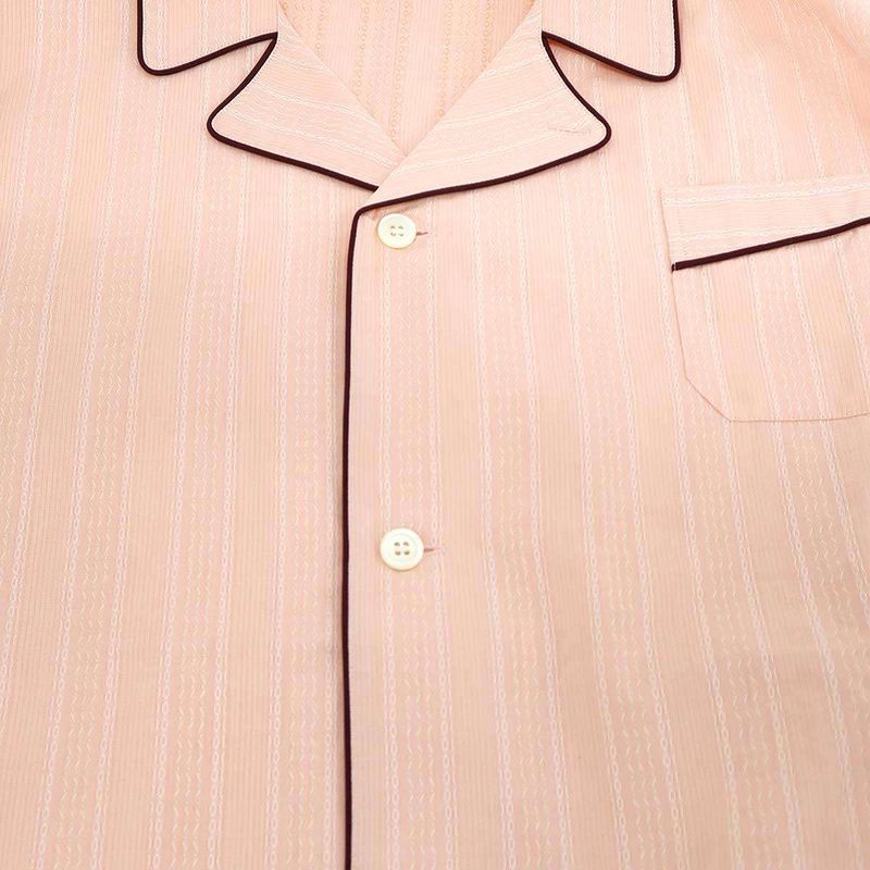 Prada 25aw Piping Cotton Shirt P479i 171e Pink 36