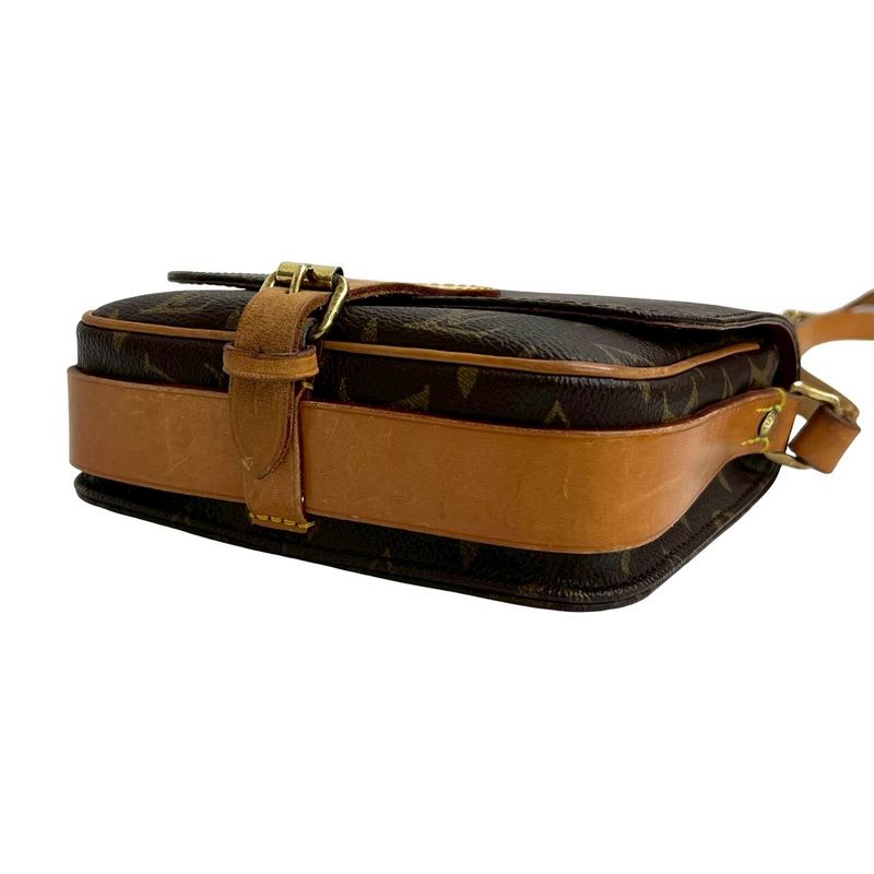 Louis Vuitton Vintage Cartesiere PM Monogram Leather Shoulder Bag Pochette