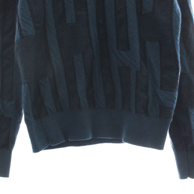 Hermes Made In Italy Knitted Sweater 100% Cashmere Long Sleeves Crew Neck H