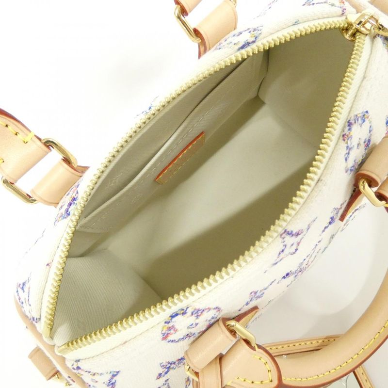 Louis Vuitton Tweed Monogram Multicolor Speedy Bandouliere 20cm (7.87in) M24709