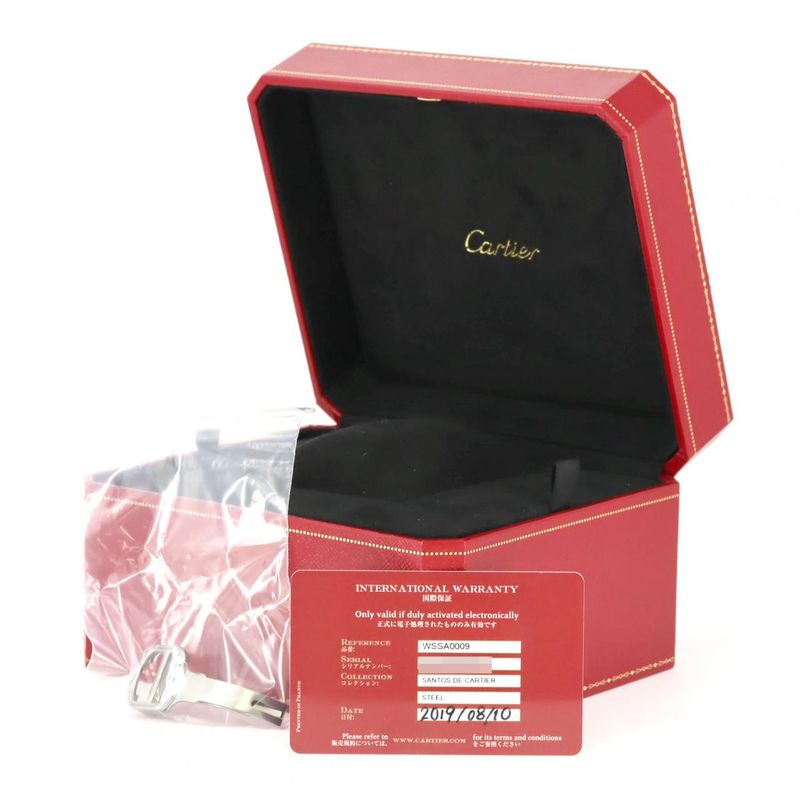 Cartier Santos De Cartier LM Wssa0009 SS Automatic