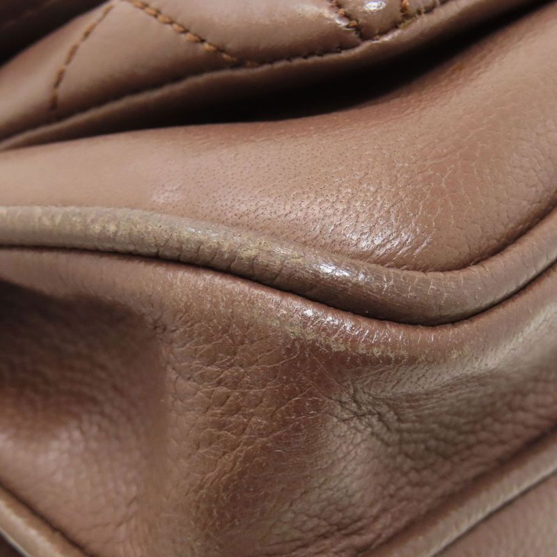 Chanel Chain Shoulder Matelasse Silver Hardware Handbag Lambskin Women