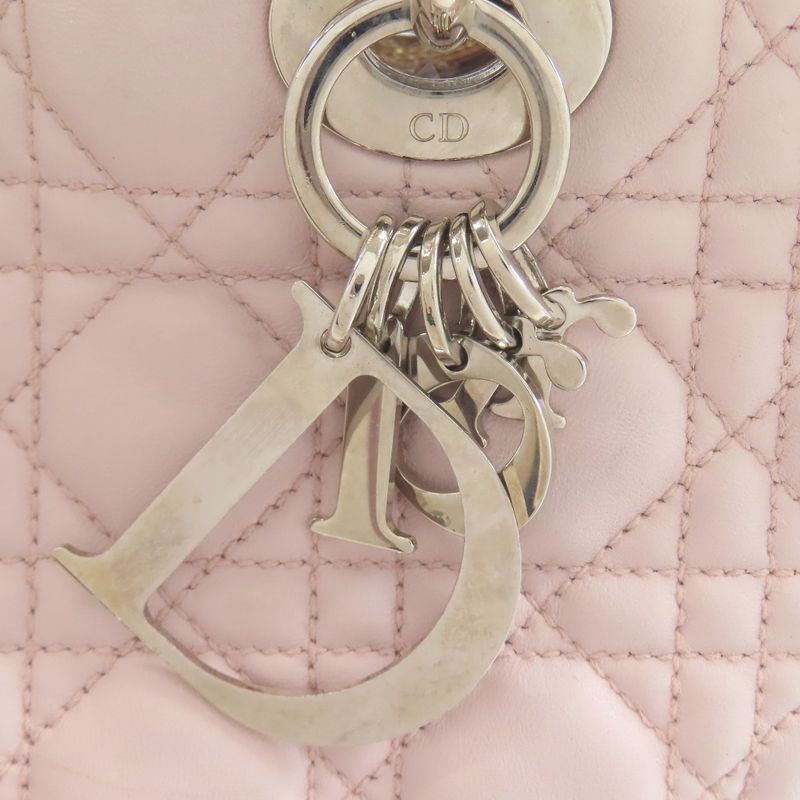 Christian DIOR Lady Dior Tote Bag Calf Women