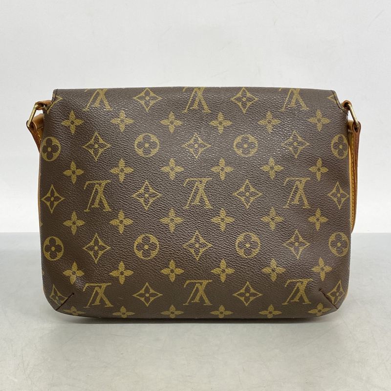 Louis Vuitton Shoulder Bag Monogram Musette Tango Short Strap M51257 Brown