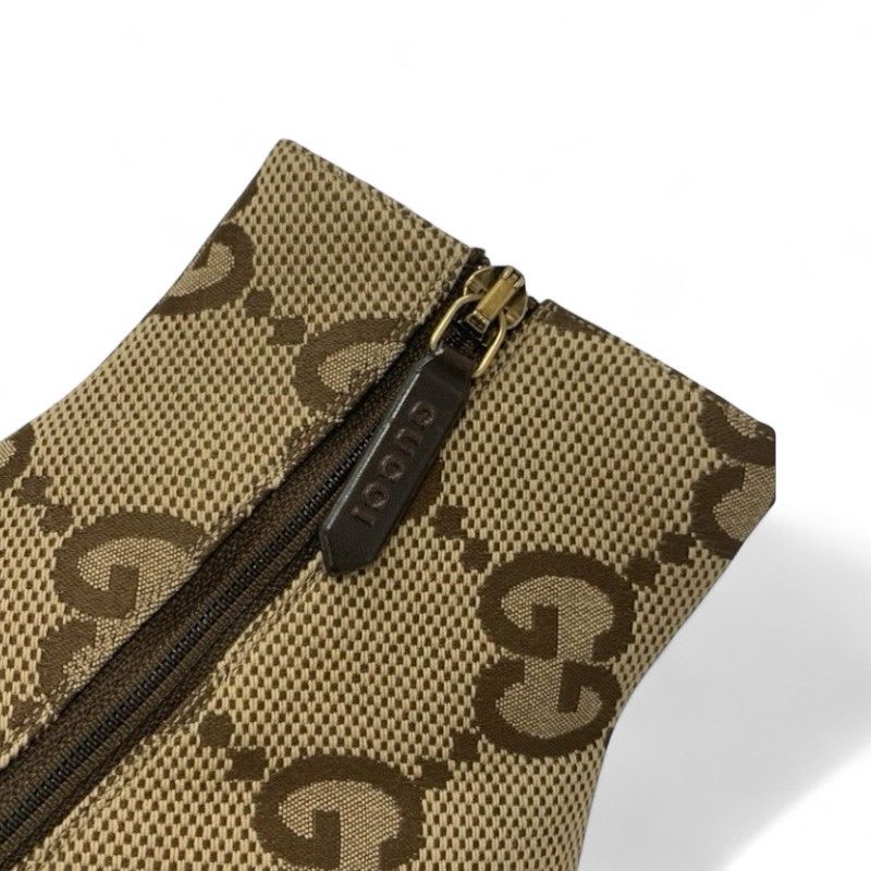 Gucci Boots Short Shoes Canvas Beige Brown Balenciaga GG Logo