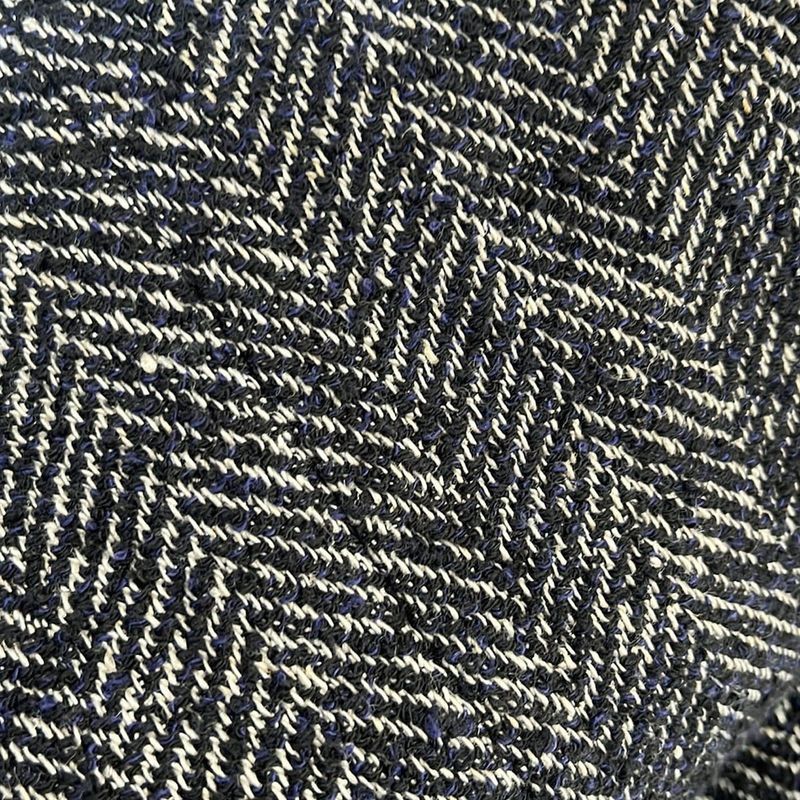 Bottega Veneta Skirt Size 40 M Women - Dark Navy And White Knee Length