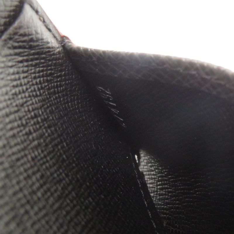 Louis Vuitton Portomone Sergei Taiga M32562 Ardoise Coin Case Bifold Wallet LV