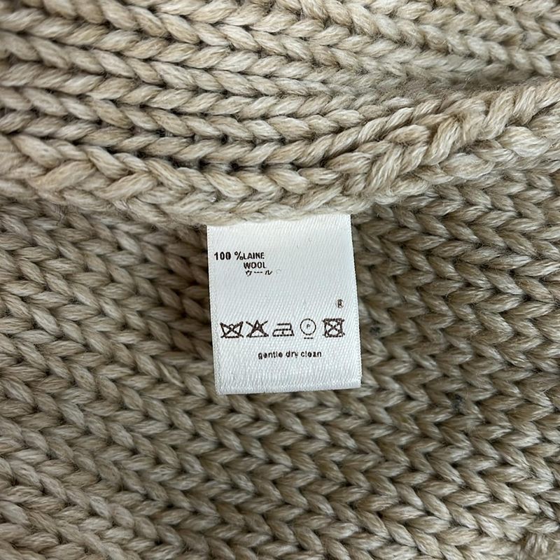 Louis Vuitton Blouson Size S Men's - Beige Long Sleeve Knit Zip Up Spring Autumn