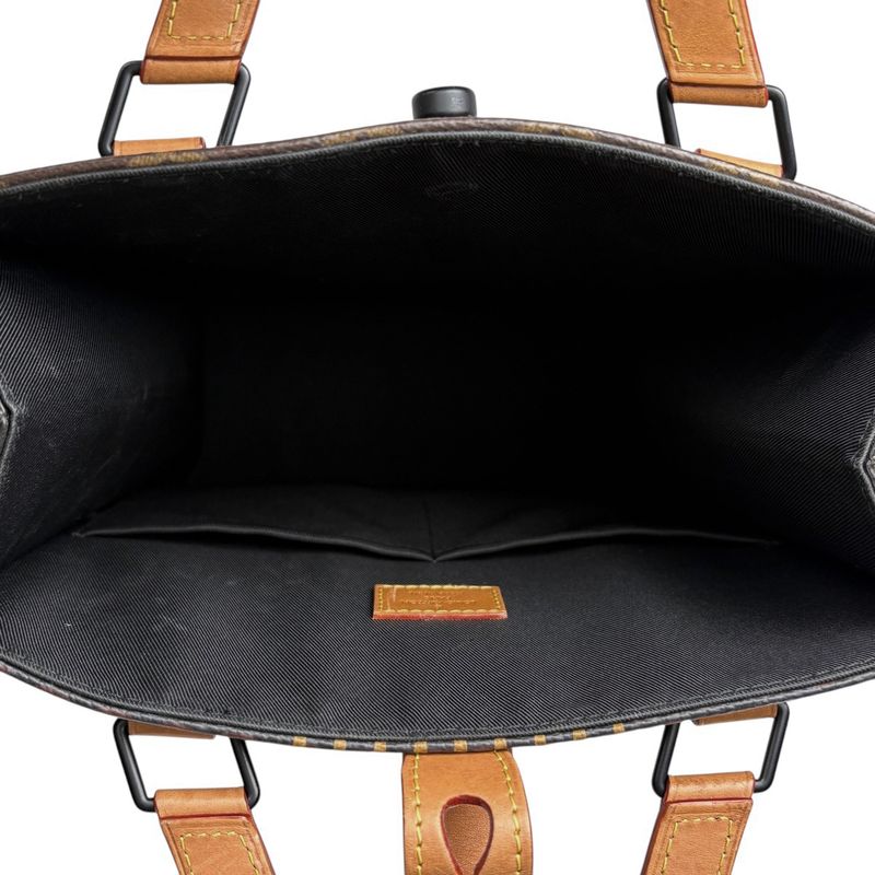 Louis Vuitton Mini Tote Damier Giant Nigo Tote Bag Damier Brown N40355 Women