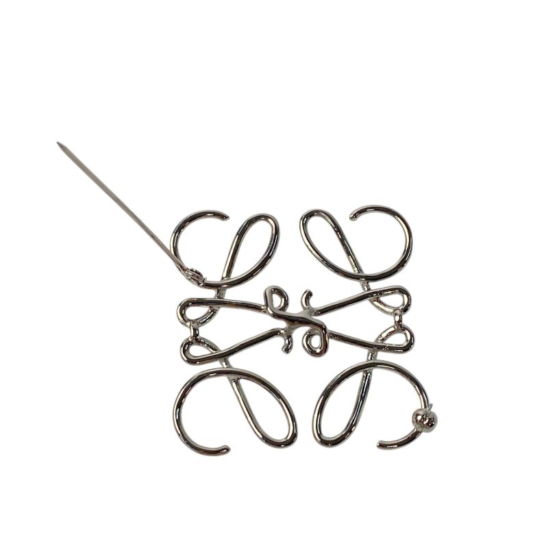 Loewe Women's Anagram Brooch Silver