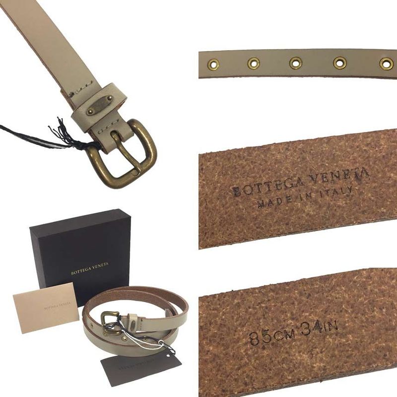 Bottega Veneta Leather Belt Women's 85 cm 34 in Aq7084