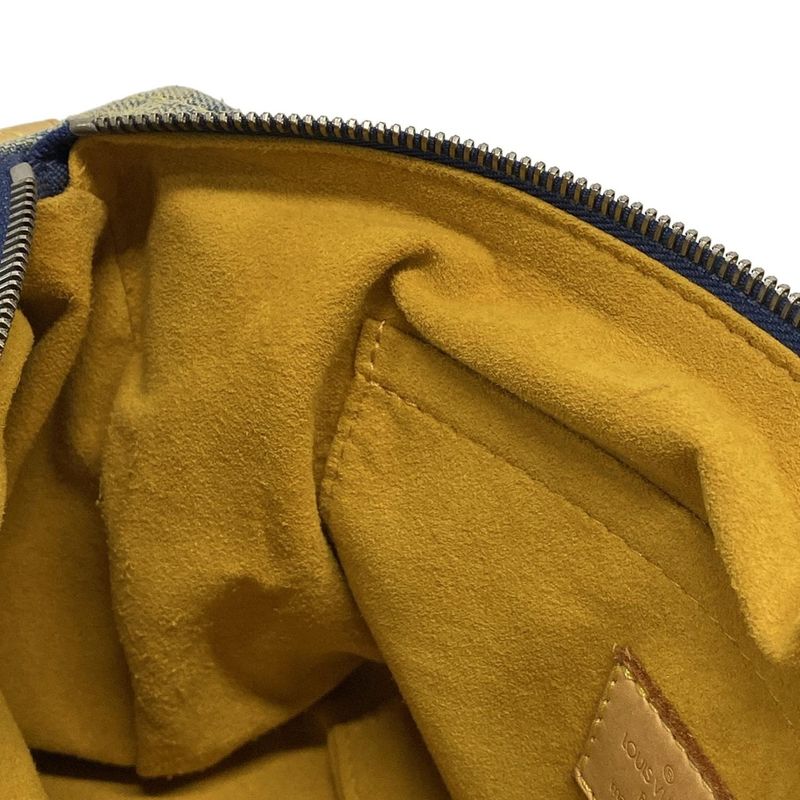 Louis Vuitton Handbag Monogram Denim Neo Speedy M95019 Blue Cotton Leather