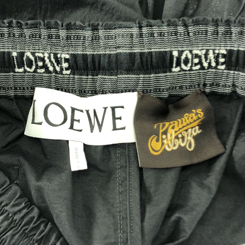 Loewe - Paula's Ibiza Anagram Embroidery Logo Drawstring Easy Pants - S - Black